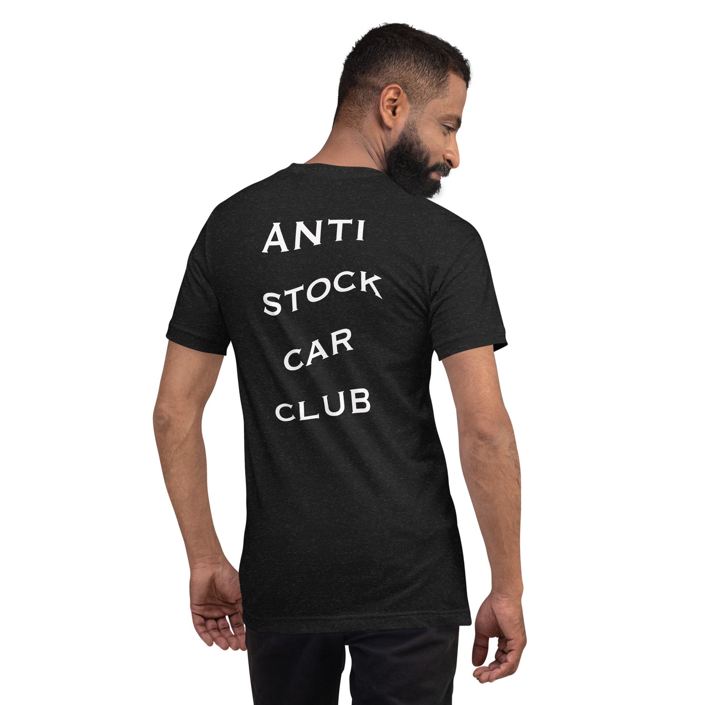 Anti Stock Car Club, White T-Shirt