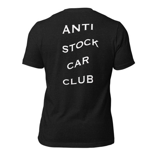 Anti Stock Car Club, White T-Shirt